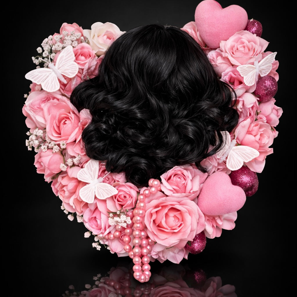 Custom Wig Unit Love Box Rose Keepsake