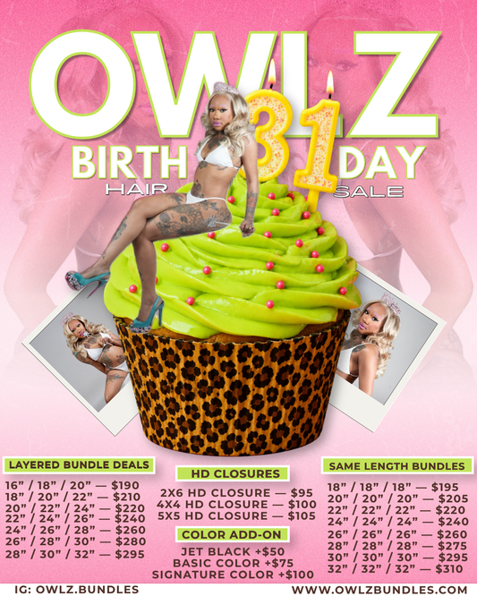 31st Birthday Sale | Layered 3 Bundle Deals