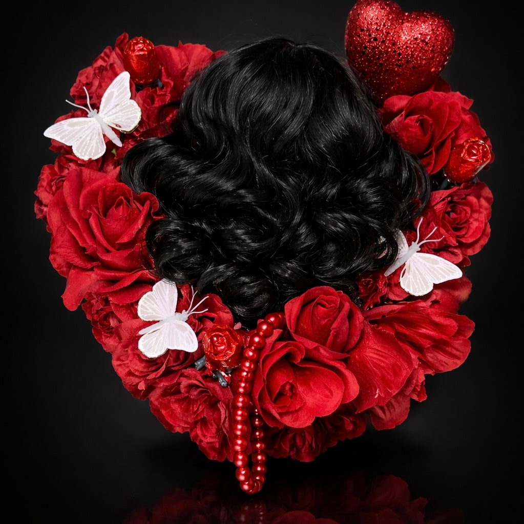 Custom Wig Unit Love Box Rose Keepsake