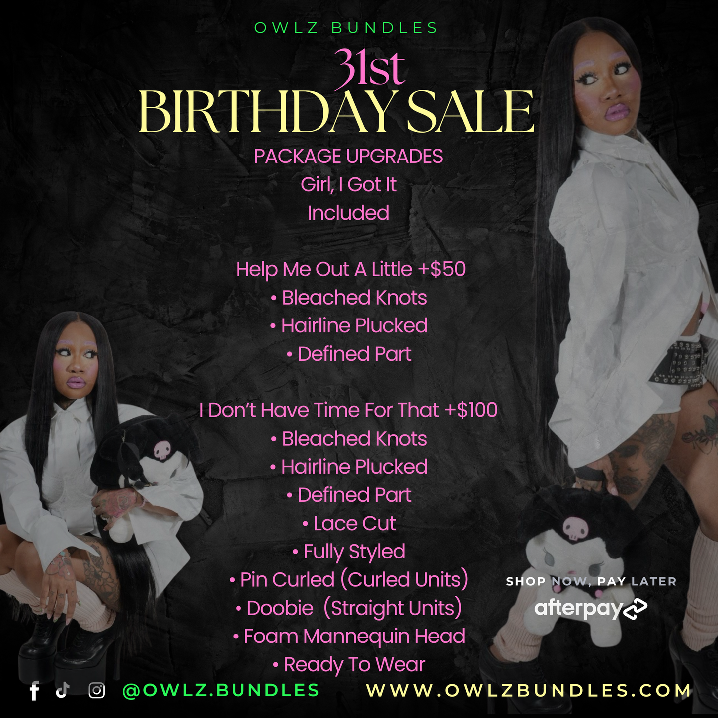 31st Birthday Sale | Wig Add-Ons